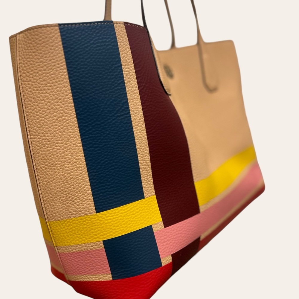 Tory Burch: Rare Multi-Color Perry Tote - Picture 10 of 15
